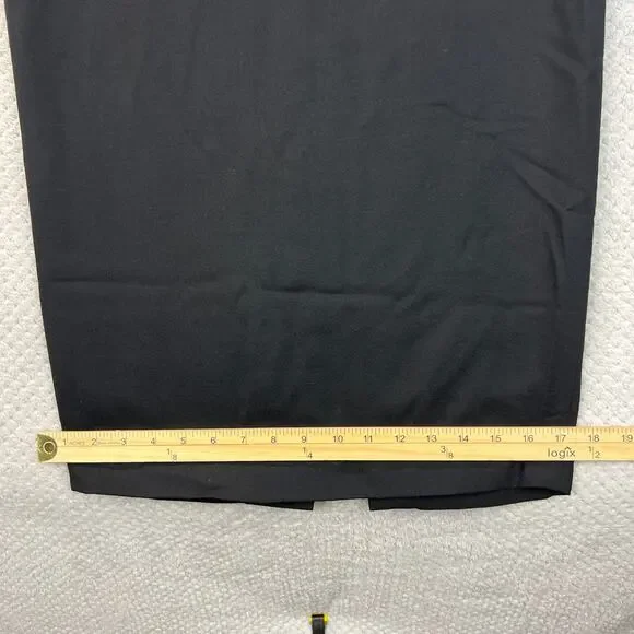 Vintage Bebe Womens 100% Wool Pencil Skirt Midi Y2K Slit Lined Made in USA Sz 4 - Picture 9 of 12